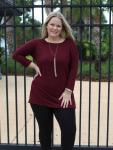 Burgundy Tunic