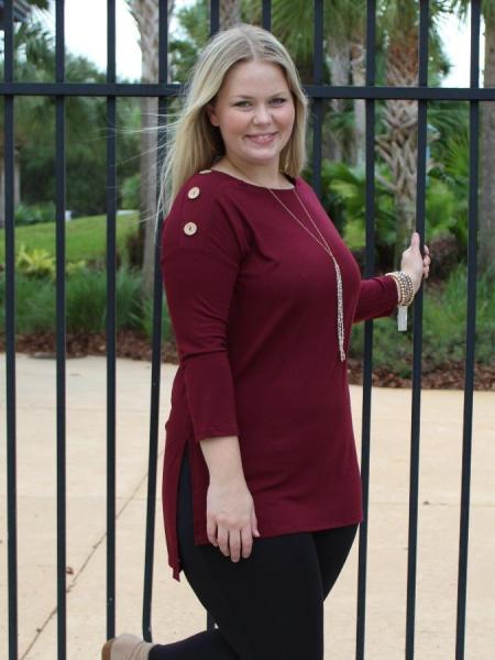 Burgundy Tunic picture