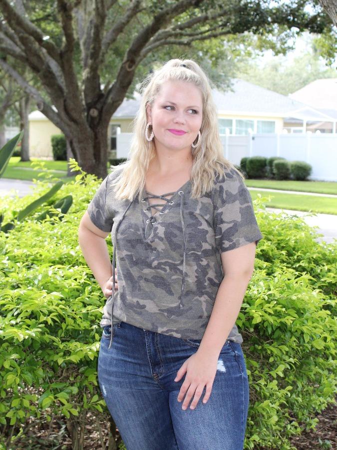 Camo Tie-Up Shirt picture