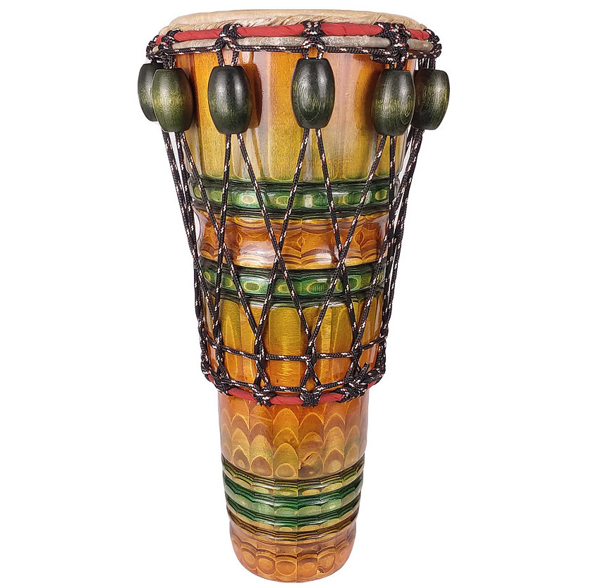 Demo Model - 9" x 22" Ashiko with Speed Bead Tuning and natural goatskin head picture