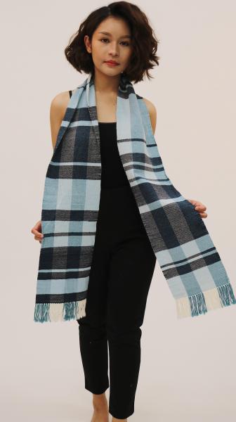 Blue Plaid Scarf picture