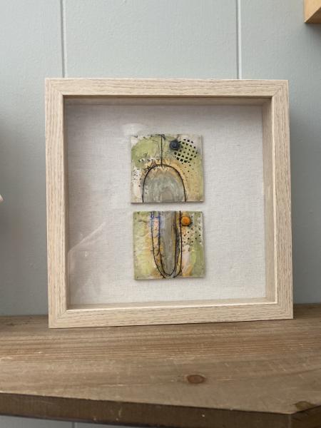 Framed Ceramic Art Tile