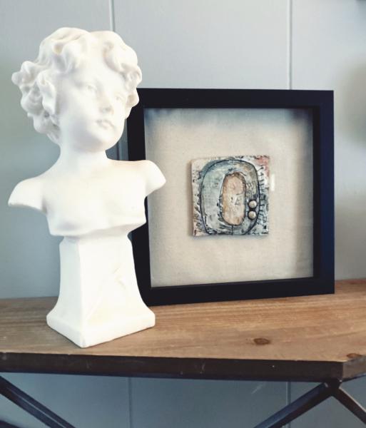 Framed Ceramic Art Tile 3 picture