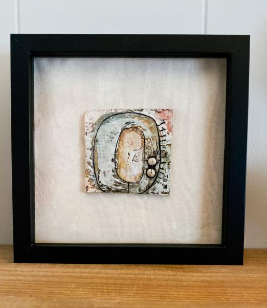 Framed Ceramic Art Tile 3 picture