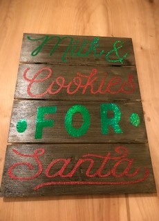 Custom Made Santa Sign