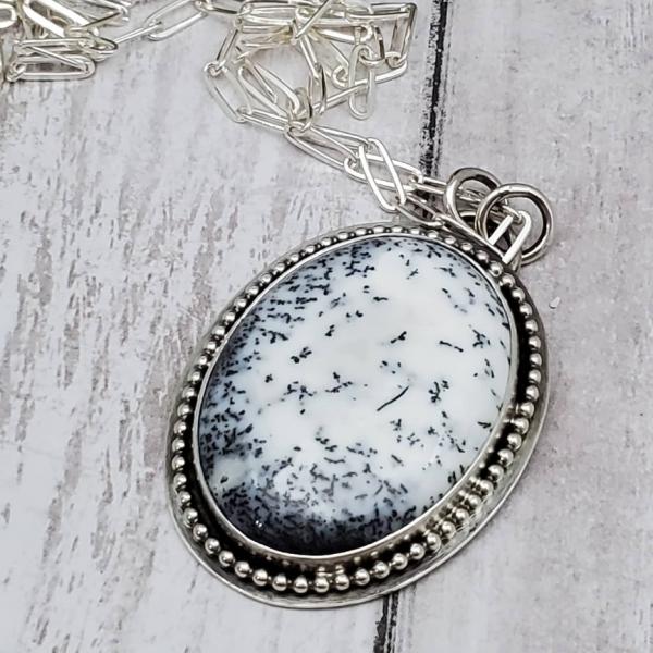 Dendritic Opal Pendant