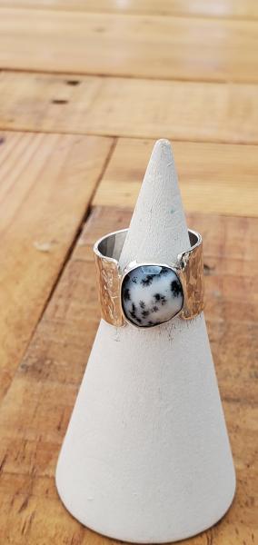 Dendritic Opal Sterling Silver Ring picture
