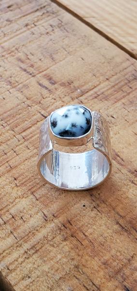 Dendritic Opal Sterling Silver Ring picture