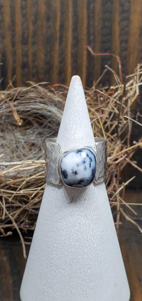 Dendritic Opal Sterling Silver Ring picture