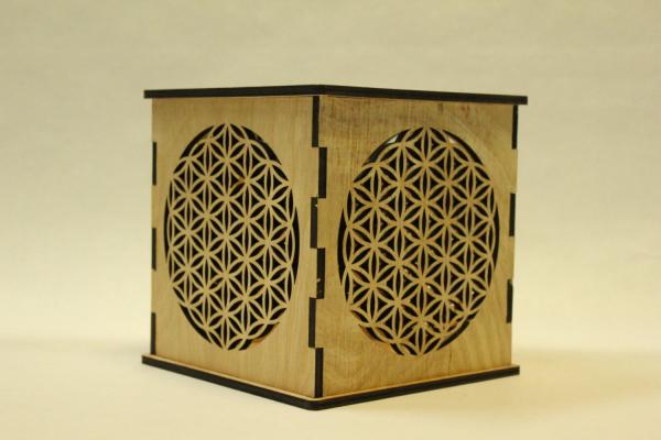 Flower of Life - Pillar Candle holder picture