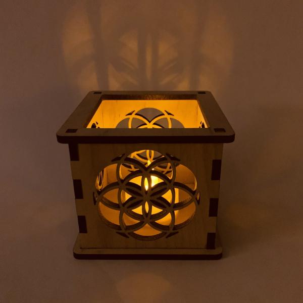 Seed Of Life - Tea Light Holder picture