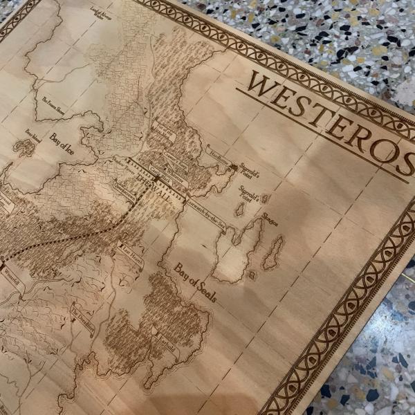 Game of Thrones - Westeros Map