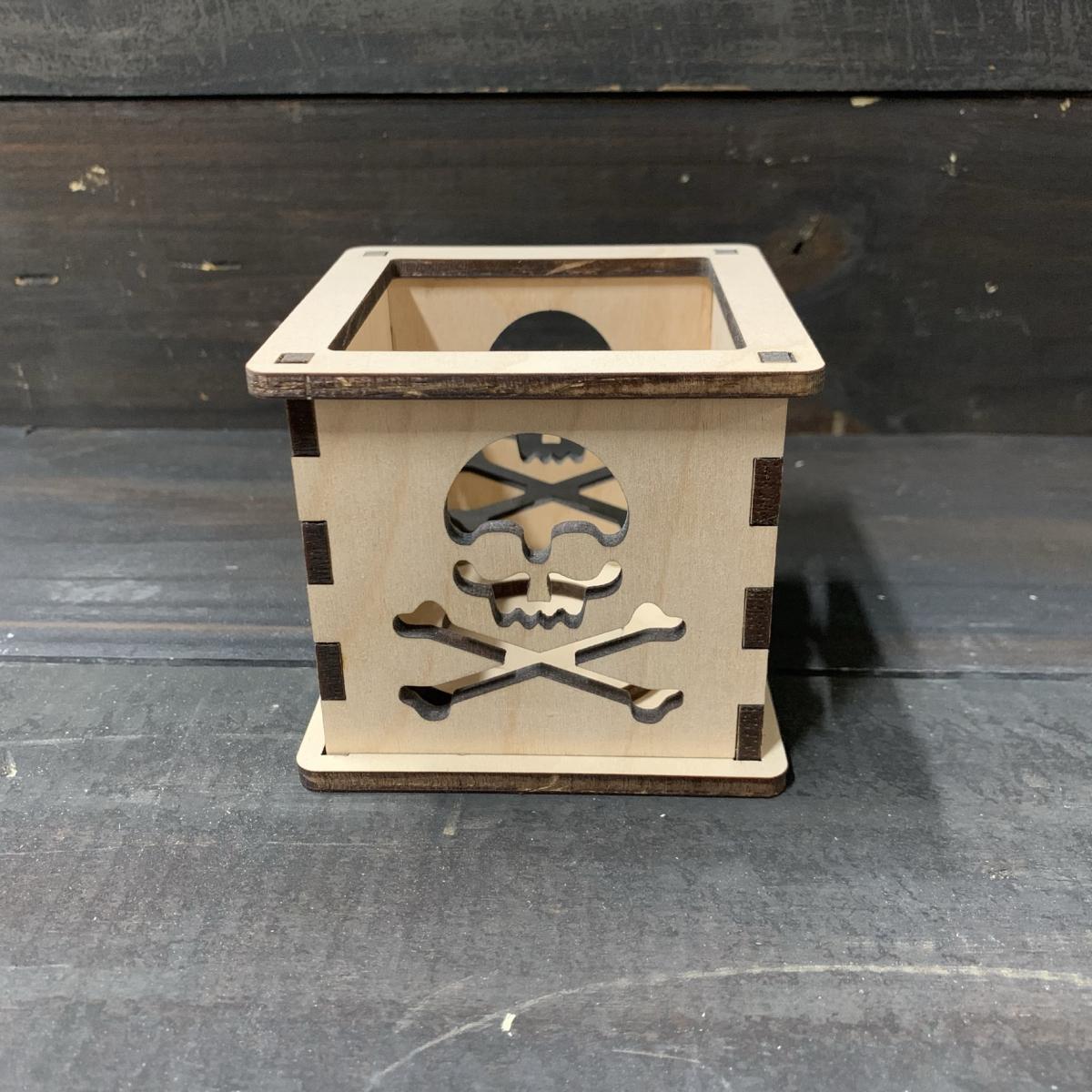 Skull & Crossbones - Tea Light Holder picture