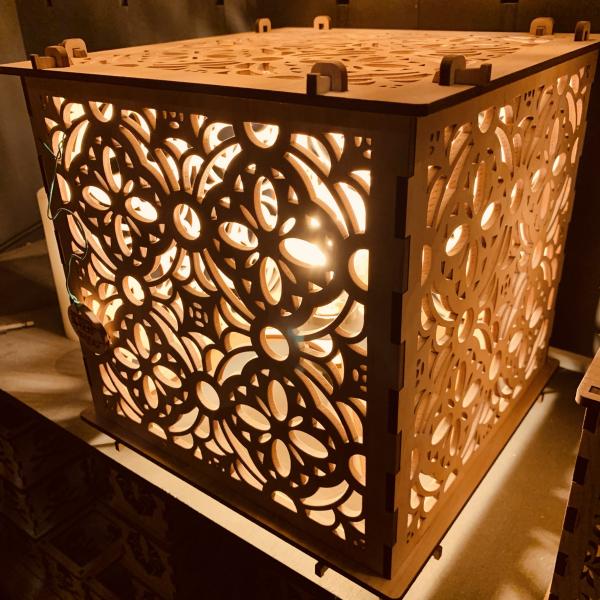 Gothic Throne Room Square Lantern picture