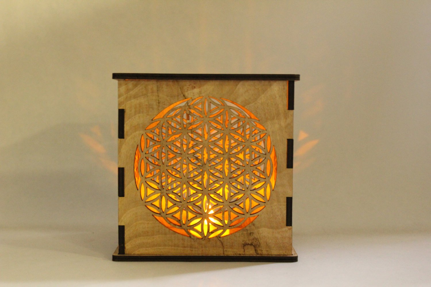 Flower of Life - Pillar Candle holder picture