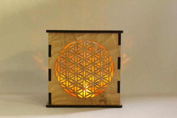 Flower of Life - Pillar Candle holder picture