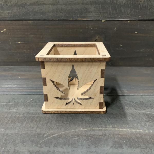 Marijuana Leaf - Tea Light Holder picture