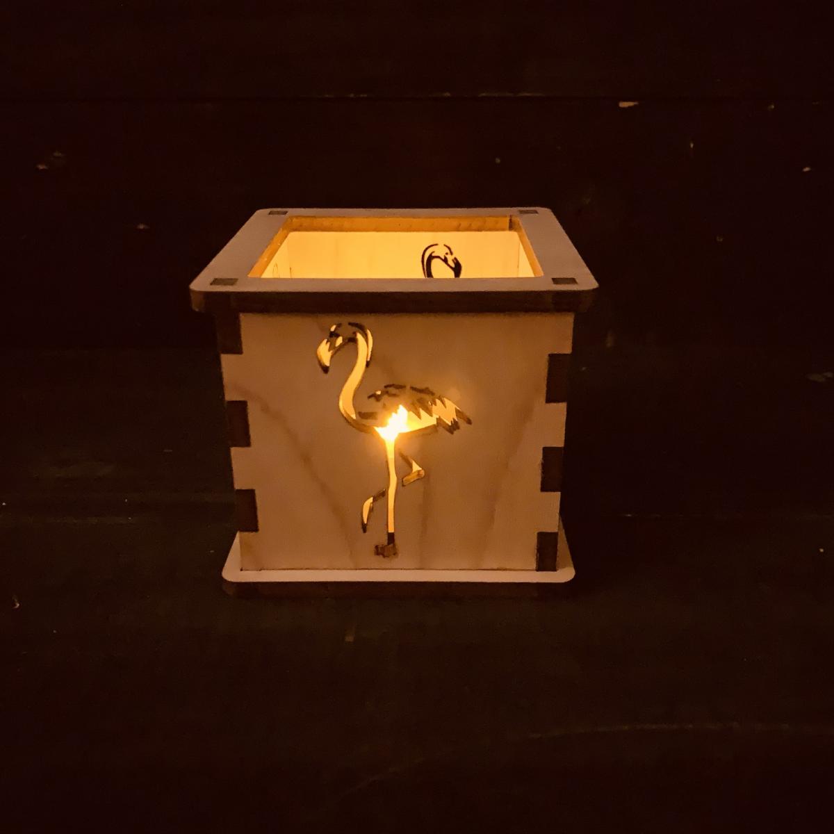 Flamingo - Tea Light Holder picture