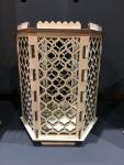 Moroccan Trellis Quatrefoil - Hexagon Pillar Candle holder