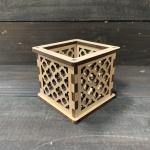 Moroccan Trellis Barbed Quatrefoil - Tea Light Holder