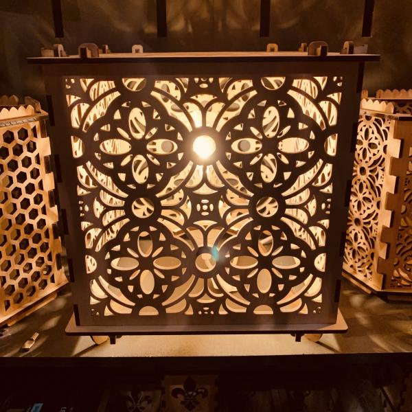 Gothic Throne Room Square Lantern picture