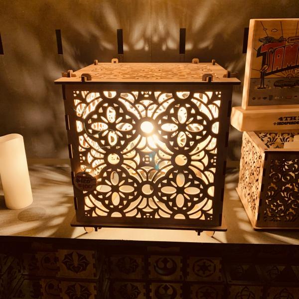 Gothic Throne Room Square Lantern picture