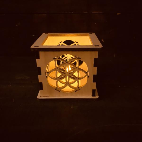 Seed Of Life - Tea Light Holder picture