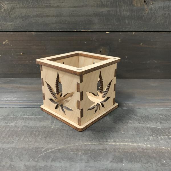 Marijuana Leaf - Tea Light Holder picture