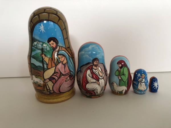 Religious Nesting Dolls picture