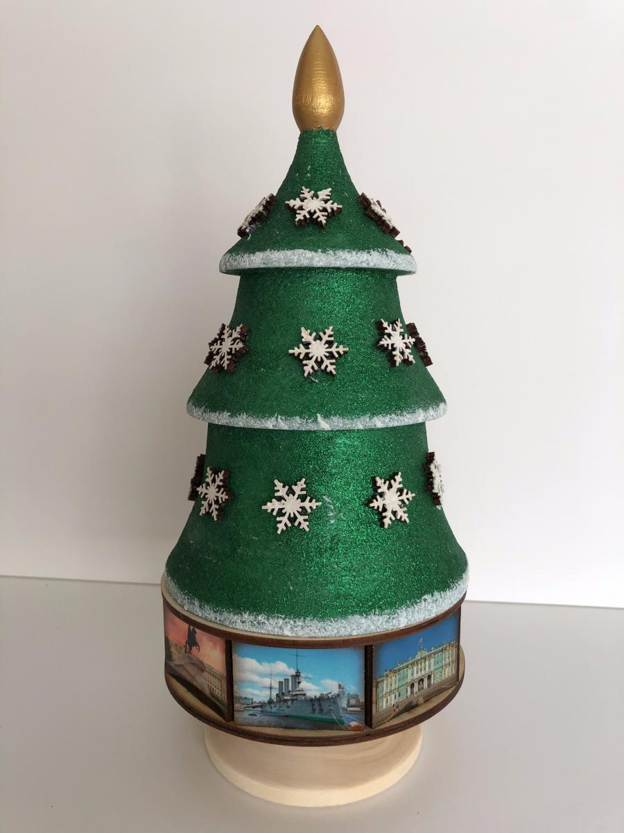 Christmas Tree nesting dolls picture