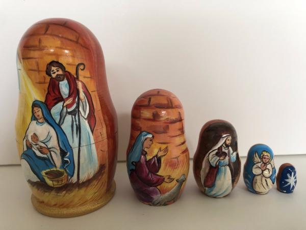 Religious Nesting Dolls picture