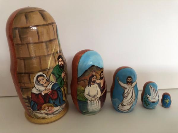 Religious Nesting Dolls picture