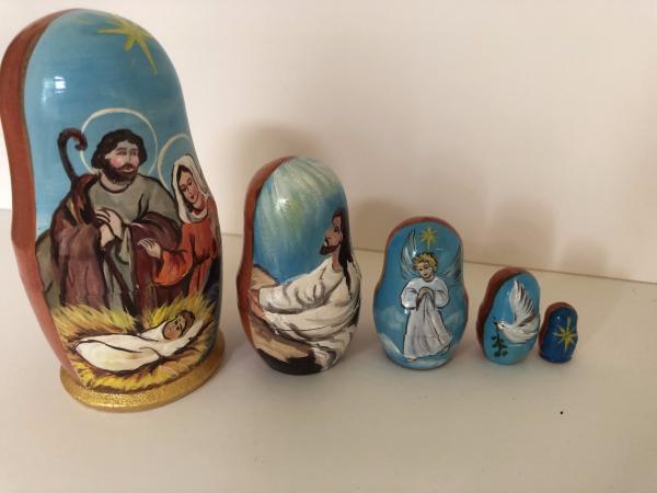 Religious Nesting Dolls picture