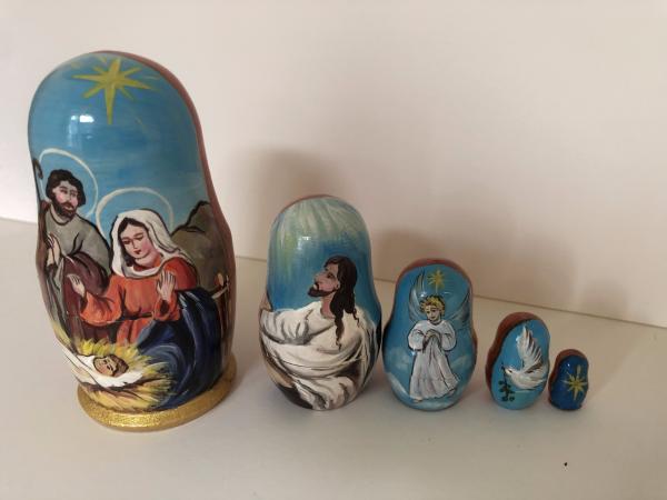 Religious Nesting Dolls picture