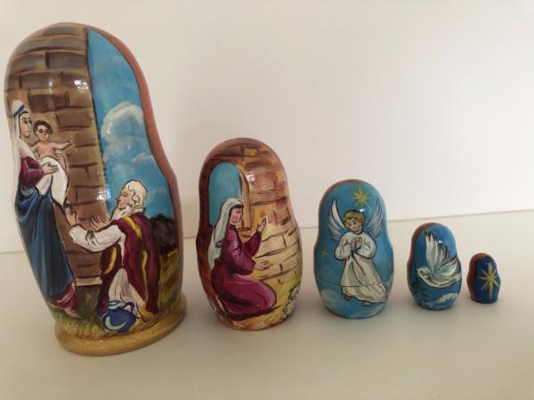 Religious Nesting Dolls picture