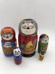 Animals Nesting Dolls 5  peace's