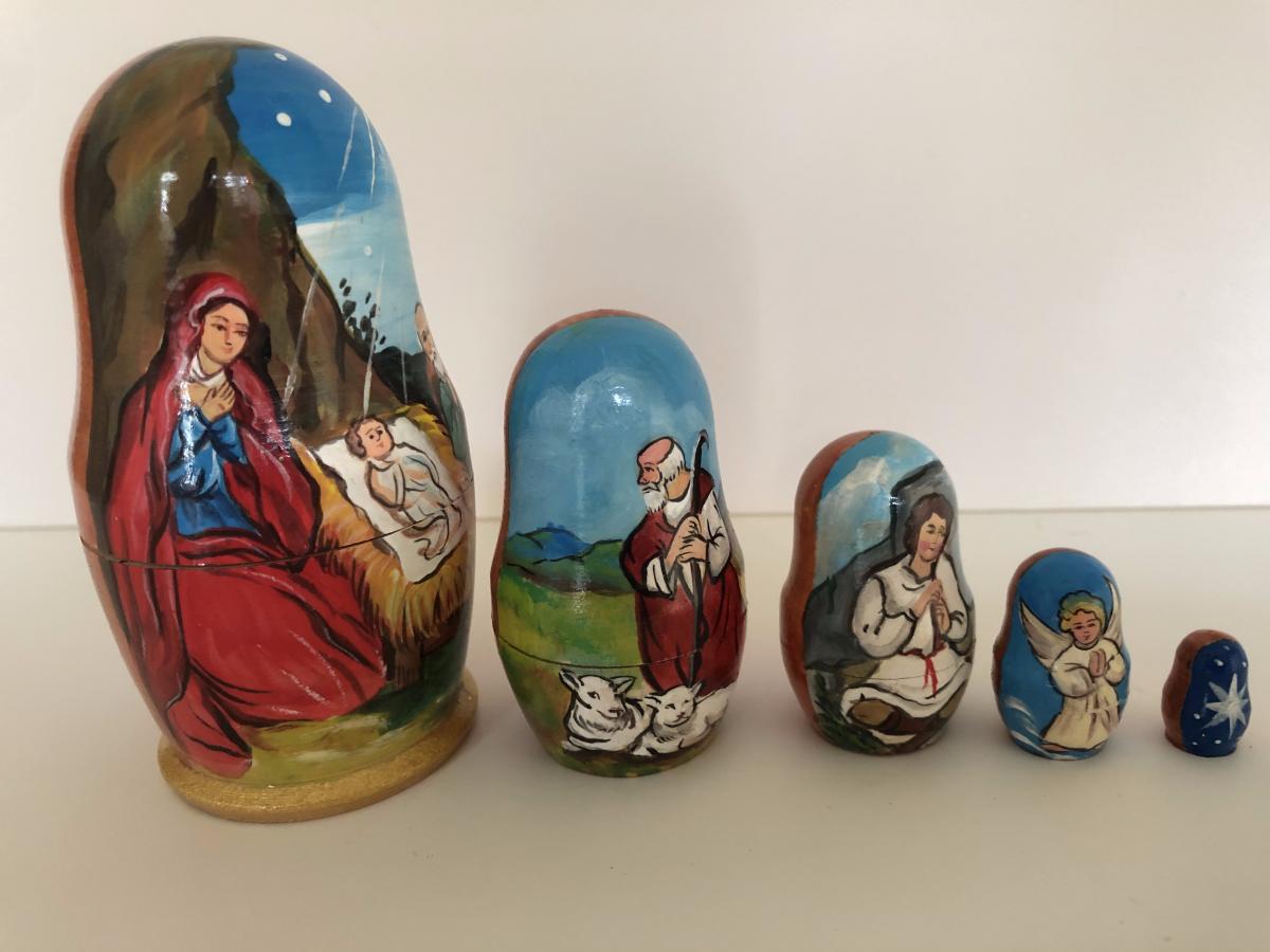 Religious Nesting Dolls picture