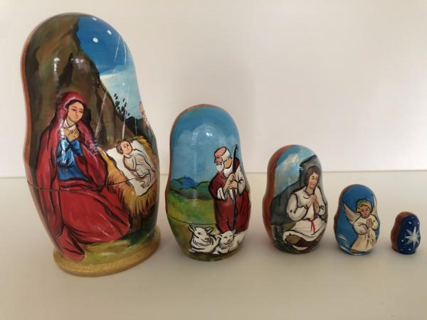 Religious Nesting Dolls picture