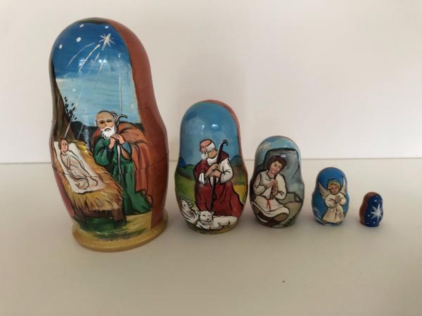 Religious Nesting Dolls picture