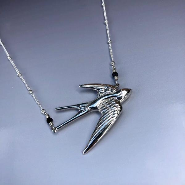 Swallow Bird necklace picture