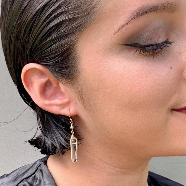 Pure & Clear earrings