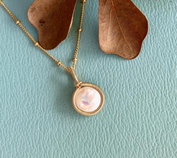 Pearl Moon Pendant