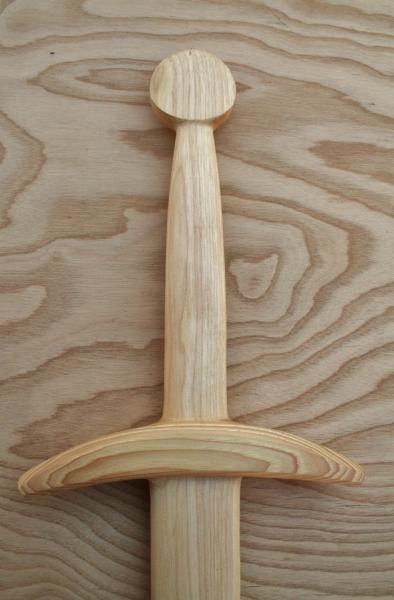 Wooden Fighter Sword- Handcrafted from solid American Hickory picture