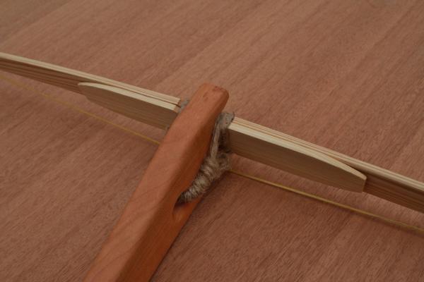 Wooden Crossbow -HES Style Grip- Cherry and one complimentary Crossbow Bolt picture