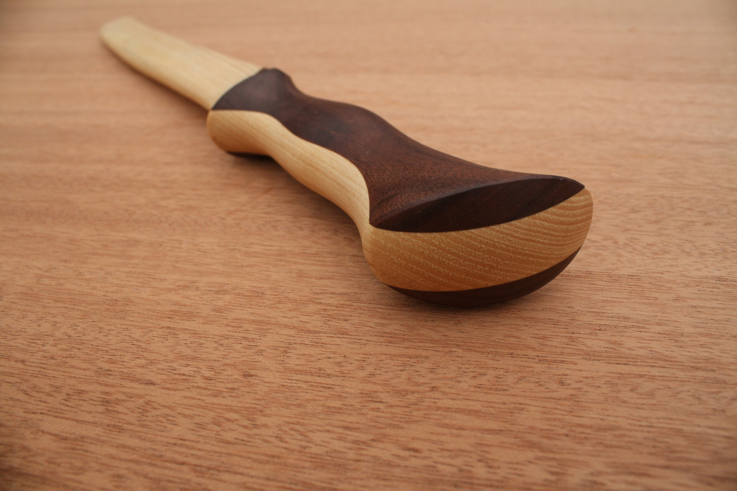 Wooden Elven Dagger- Straight Grip- Handcrafted from Solid American Hickory picture