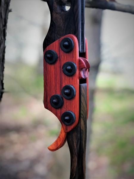 Wooden Mini Crossbow made from Ziricote and Padauk picture