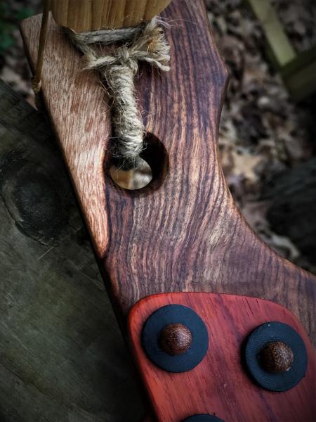 Wooden Mini Crossbow made from Poisonwood, Padauk, and Bubinga picture