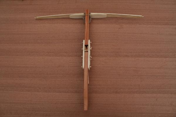 Wooden Crossbow -HES Style Grip- Cherry and one complimentary Crossbow Bolt picture