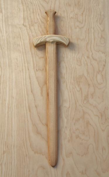 Wooden Fighter Sword- Handcrafted from solid American Hickory picture