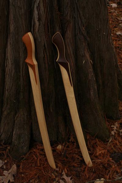 Elven Short Sword- Dad  Grip- Guaranteed for Life- Handcrafted from solid American Hickory picture